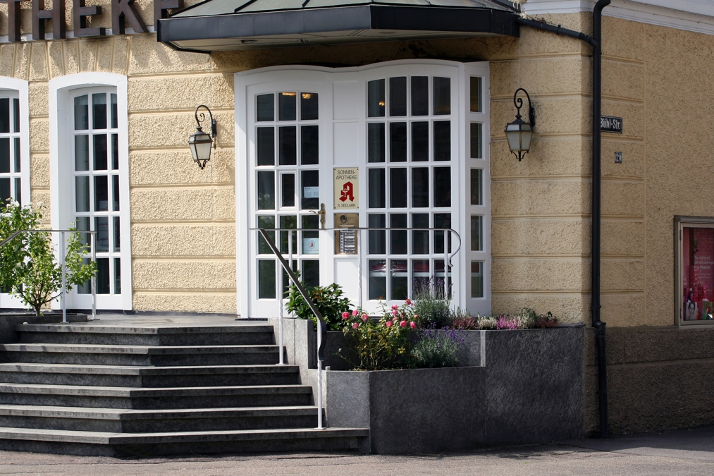 Außenansicht der Apotheke